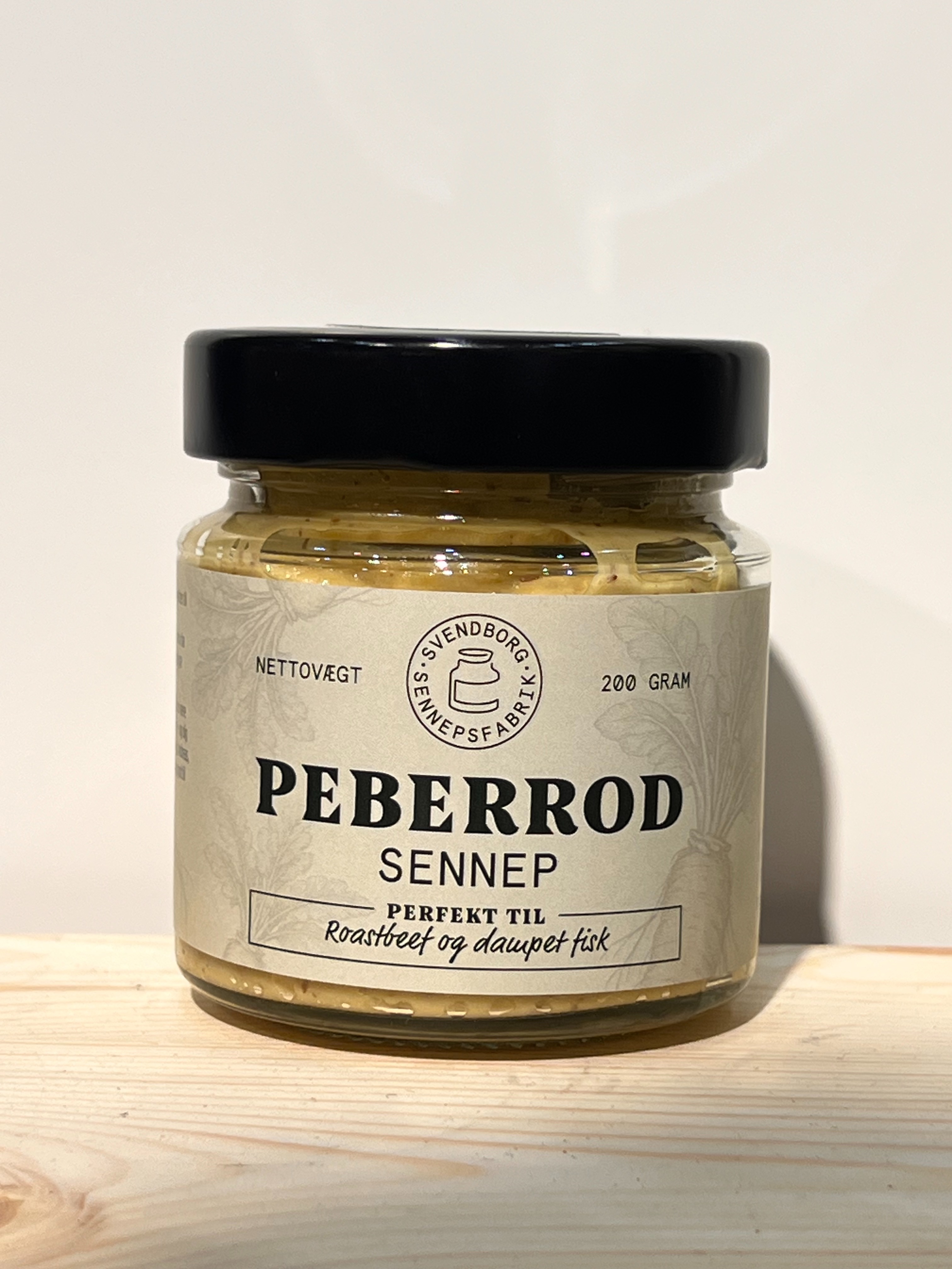 Peberrod sennep 200 gr.
